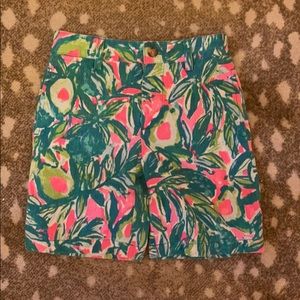 Boys Lilly Pulitzer avocado shorts 4
